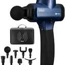 LifePro Massage Gun & Holder (Sold Separately) – Percussion Muscle Massager for Athletes with 8 Heads & 6 Speeds – Deep Tissue Back Muscle Extender for Recovery