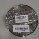 Vent Systems 4" Inch Anthracite Matte Finish Soffit Vent Cover - Pack of 2 - Black Round Air Vent Louver - Grill Cover - Built-in Insect Screen - HVAC Vents for Bathroom, Home Office, Kitchen