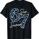 Funny Hanukkah 67 Six Seven Men , Navy Blue, Size Small
