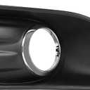 ALMULOO Right Fog Light Bezel Compatible with 2013-2018 Ford C-Max Replacement for DM5Z17B814A FO1039126 Fog Lamp Cover Trim Plastic(PP+ABS) Chrome Black+Silvery Right Side