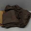 Amazon Basics Lightweight Super Soft Easy Care Microfiber 3-Piece Twin XL Sheet Set with 14-Inch Deep Pockets, Solid, Chocolate