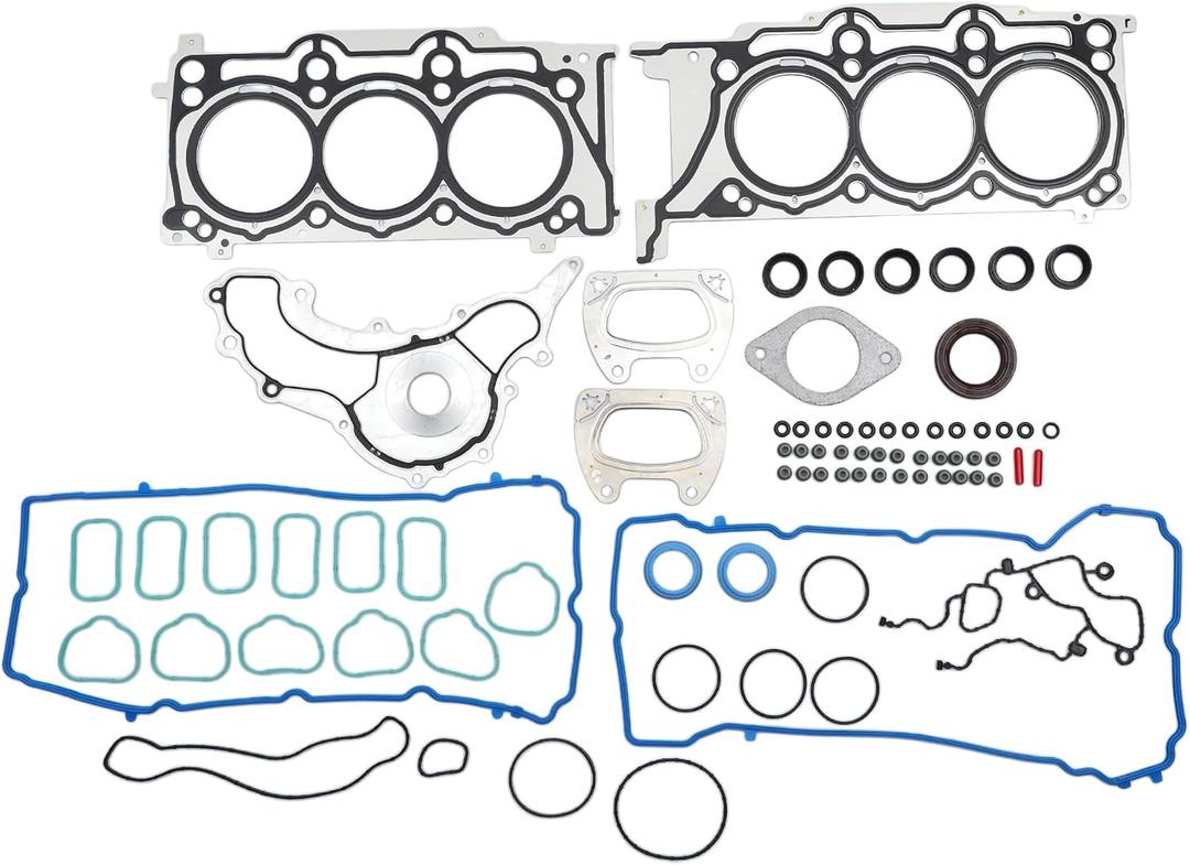 Head Gasket Set HS26541PT for Chrysler for Dodge 3.6L DOHC VIN g Long-lasting Sealing Valve Cover Gasket and Seal Metal,Rubber 1 Set