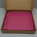 Locker Organizer Shelf Stackable Extra Locker Shelf for School Locker Organizer Storage Cabinet Accessories Suitable for School, Office, and Home use (2, Pink)