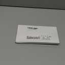 5 pcs Blue Glass and Acrylic Bead Sunflower Stretch Ring