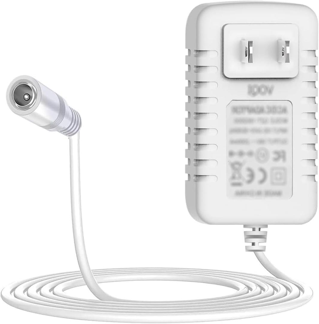 18V Power Supply Charger for Levolor Motorized Blinds and Power Shades Hunter Douglas PowerView PowerRise 2002000036 Amigo AMS165-1802000FU 7806000000 2989048000 2989038000 ADS0366-W18020 Cord