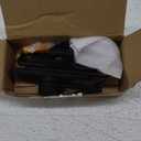 Heavy Duty Gate Latches 90 Degree Right Angle Barn Door Lock, Anti-Theft Sliding Door Lock Latch for Wooden Fence Garden Bathroom Outdoor Garage Window Include Screw (Black)