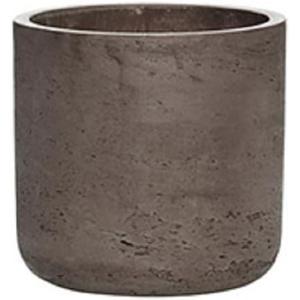 Small Planter Color: Chocolate Washed Brown - Fiberglass indoor and outdoor Flower Pot 5"H x 5"W - by Pottery Pots