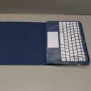 Harvopu Compatible for iPad 11th 10th Generation Case with Keyboard, Folio Cover with Pencil Holder, Multi-Touch Trackpad, 7 Color Backlit, Detachable Keyboard for iPad (A16) 11th/10th Gen (Navy Blue)