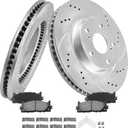 Front Rotors Compatible with Tucson [ 2010-2015 ] Brake Rotor Kit