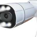 Sinis 4K 8MP Outdoor Security IP Bullet PoE Camera, AI Human Motion Detection, 100ft Dual Light Night Vision, Only Work with NVR, Weatherproof IP67, Wide Angle, Build in Mic