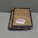 5x7 Double Picture Frame Vertical Wooden Hinged Photo Frame 2 Opening Folding Collage with Definition Glass, Black 2 Packs