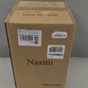 Solar Lamp Post Light with Water Ripple Glass Dusk to Dawn Waterproof Pole Lights Outdoor 18.3 Inch Height Large Aluminum Solar Lights Outdoor Post Include Remote Control and LED Bulb (Black)