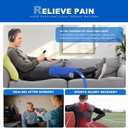 Cold Therapy Machine, Programmable Ice Machine for Knee Replacement Recovery & Sports Injuries - Portable Ice Therapy System with Smart Timer, 3 Intensity Levels, Pain Relief