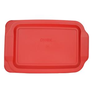 Pyrex C-233-PC Poppy Red Easy Grab Replacement Lid