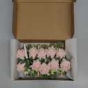 Ling's Moment Boutonniere for Men, 10pcs Groomsmen Guest Boutonniere, Artificial Flowers for Wedding Dcor/Prom/Homecoming,etc.Blush Pink
