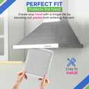 Bagean Stove Hood Vent Filter 10.5" x 8.75" 97006931 Compatible with Broan Range Hood Filter Replacement BP29 - Fit's Nutone Kitchen Exhaust Fan Filters - Blocks Grease & Filters Oven Air (2-Pack)