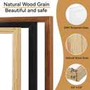 IBUYKE 8x10 Picture Frame,Solid Oak Wood 8x10 Photo Frame with Mat to 5x7,10x8 Picture Frames With Tempered Glass,Tabletop or Wall Mount Display,Home Decor,Natural Oak 8 x 10 Frame,UWPF0810N