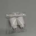 YI Lighting (Pack of 2) GU10 to E26/E27 Adapter - GU10 Bayonet Base to E26/E27 Edison Screw Bulb Socket Adapter Converter