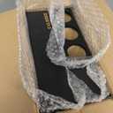 Calmbee 9 in 1 Bamboo Storage Bag Organizer for Kitchen Drawer – Plastic Wrap Dispenser with Cutter & Foil Organizer, Wooden Baggie Organizer for Sandwich, Snack, Gallon, Quart Sizes, Black