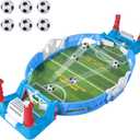 Mini Foosball Games, Tabletop Football Soccer Pinball for Indoor Game Room, Table Top Foosball Desktop Sport Board Game for Adults Kids Family Game Night Fun