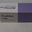 C CUSHION LAB Deep Sleep Pillow, Patented Ergonomic Contour Design for Side & Back Sleepers, Orthopedic Cervical Shape Gently Cradles Head & Provides Neck Support & Shoulder Pain Relief - Calm Grey
