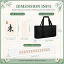 PiPiCat Black Diamond Pattern American Mahjong Set, 166 Acrylic Tiles 1.2, 52.5*26*8CM