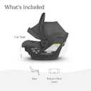 UPPAbaby Mesa Max Infant Car Seat/Base with Load Leg and Robust Infant Insert Included/Innovative Safety Features + Simple Installation/Direct Stroller Attachment/Greyson (Charcoal Mlange)
