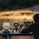 Carrying Case for Garmin Xero C1 Pro Chronograph Ballistic Range Shooting, Custom-Insert Storage Holder with Mesh Pocket for USB Cable, Charging Adapter (Brown)