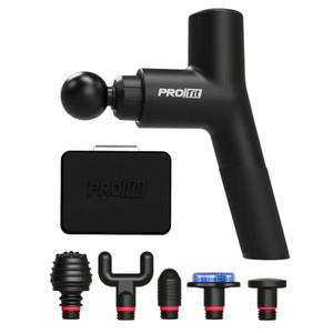 PROfit Percussion Muscle Massage Gun, Rechargeable Deep Tissue Full-Body Massager with Multiple Attachments, (Gun Doesn't Work)
