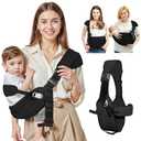 Baby Carrier Newborn to Toddler,Adjustable Baby Sling Carrier,Comfortable and Lightweight Toddler Carrier for 25-60 lbs,Ideal for Shopping Travelling