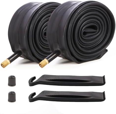 Heavy Duty Bike Tubes 2PCS 16"/ 20"/ 24"/ 26"/27.5" x1.75/1.9/2.0/2.1/2.125 Schrader Valve Bicycle Inner Tubes
