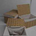 Storage Basket with Lid, Set of 3
