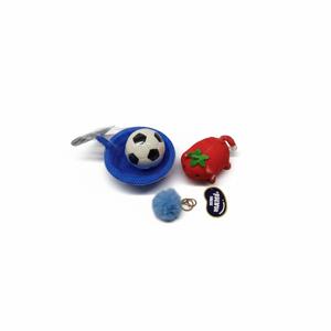 Toy Bundle MultiPack Mini Names Strawberry Plushie, Fuzzy Ball Keychain, Mini Soccer Ball And 2 Fun Sippie Bowls With Straws