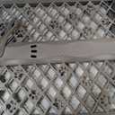 MYPET North States Paws Portable Pet Gate: 26-40" Wide. Pressure Mount. No Tools Needed. Made in USA, 23" Tall, Expandable, Durable Dog Gates for Doorways, Fieldstone Gray