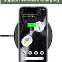 Unov Case for Pixel 7 Case Clear with Design Soft TPU Shock Absorption Slim Embossed Pattern Protective Back Cover for Pixel 7 5G 6.3inch (Flower Garden)