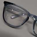 Stoggles Square Z87.1 Certified Polycarbonate Safety Glasses, Scratch & Shatter-Proof, Blue-Light & UV Blocking Lens, Top & Side Shields, Anti-Fog Dip Coated, Durable, Protective & Stylish Eyewear (Medium, Denim)