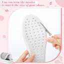 3 Pairs 4d Cloud Technology Height Increase Insoles Soft Foam Cushioning Soles Flexible Trim Insoles Comfortable Absorption Sports Shoe Soles for Men Women Shock-Absorbing Foot Support(Grey,7.5-10.5)