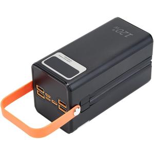 70000mAh Power Bank with Built-in Cables, 120W Fast Charging Portable Charge