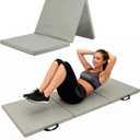 Foldable Yoga Mat, 2 Inches Extra Thick Non-Slip Design Fitness Mats