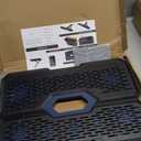 Laptop Cooling Pad, Gaming Laptop Cooler with 10 Quiet Fans, Height Adjustable Laptop Cooling Stand for 12"-18.1" Laptops, RGB Lights with Laptop Fan with 2 USB Port and Phone Stand