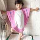 Children Bath Towel Robe Kids Hooded Beach Swimming Poncho Dinosaur Pattern for Kids 0-8 Years