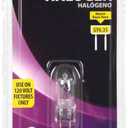 Feit Electric BPQ50T4/JCD/RP 50 Watt T4 JCD Halogen Bulb with Bi-Pin Base, Clear