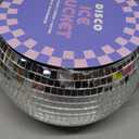 Disco Ball Ice Bucket Large- Last Disco Bachelorette Party Decorations | Groovy Barware, 70s Birthday Cocktail Accessories, Retro Mirrored Drinkware