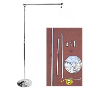 KUYBTU Metal Vertical Jumping Measuring Tool Kit， Portable High Jump Trainer Device， Adjustable Height Tester Attachment， Easy to Assemble & Use，