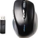 Kensington Pro Fit Full-Size Wireless Mouse (K72370US),Black/Silver