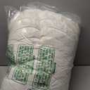 Donut Dog and Cat Bed, Luxurious Comfortable Faux Rabbit Fur Pet Beds, Soft Anti-Anxiety Calming Puppy Kitten Bed with Anti-Slip Bottom for Small Medium Dogs & Cats(23", White)