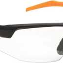 KLEIN TOOLS 60159 Safety Glasses, PPE Protective Eyewear with Semi Frame, Scratch Resistant and Anti-Fog, Clear Lens