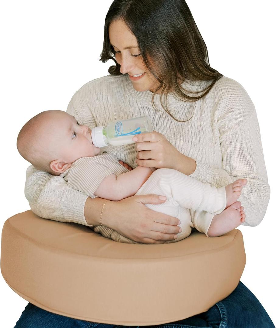 Dr. Brown's Feeding and Nursing Lap Support Pillow Cover, Gentle Beige, 1-Pack