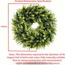 Christmas Boxwood Wreath Door Wreath 16-18In Christmas Door Wreaths for Front DoorWreath Winter Spring Summer Indoor OutdoorWreath Farmhouse Artificial Greenery Wreaths Home Decoraction