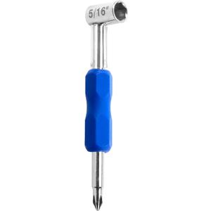MusicNomad MN232 Premium Truss Rod Wrench - 5/16", Plus Magnetized Screwdriver